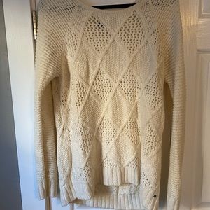American Eagle cream sweater size M